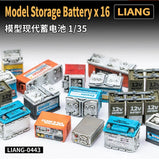 LIANG Liang-0443 1/35 Model Storage Battery x 16 Battery