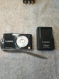 Panasonic Lumix DMC-FX66 14.1MP Compact Digital Camera Black Tested Working VGC