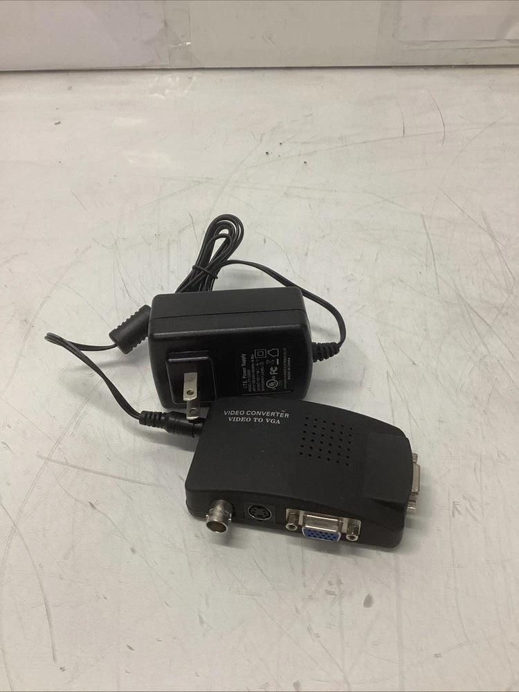 Unbranded Video Converter Video To VGA 5V POWER CORD PN CY-122000 T-306