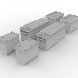 HD Models 1/35 Miscellaneous Battery (6pcs) Battery