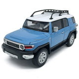 1:24 FJ Cruiser X Treme Model Car Diecast SUV Toy Cars Boys Toys Kids Gifts Blue