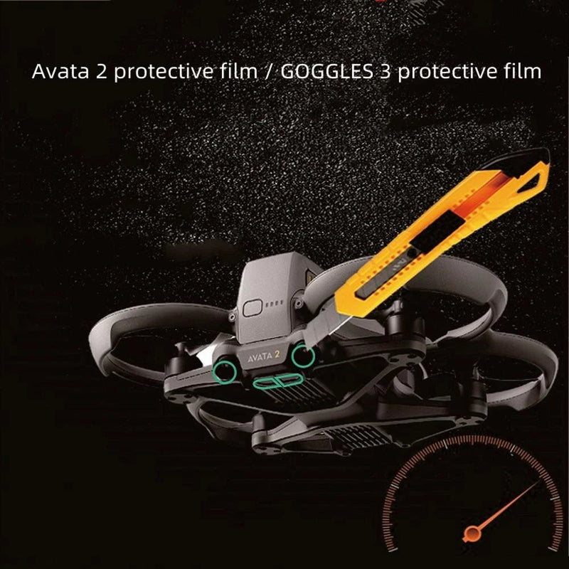 For DJI Avata 2 Lens Sensor Protective Film For GOGGLES 3 Lens Protective Film