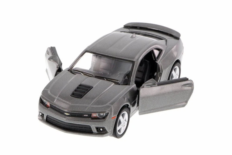 2014 Chevrolet Camaro, Silver Kinsmart 5383D 1/38 Scale Diecast Model Toy Car