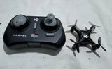 Propel micro quadcopter drone with wireless controller, black with four propellers