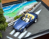 CZ Minigt 1:64 Blue Alpina Z8 Convertible Sports Model Diecast Collect Car