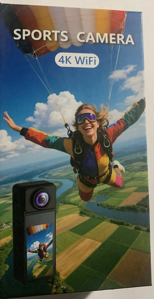 4K Ultra HD Helmet/Action Sports Camera with Built-in Wi-Fi, Black