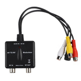 AV To RF Modulator NTSC Output Modulator HD Input Support Easy Installation