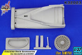 KASL Hobby 1/32 F-16 NSI Seamless Intake resin upgrade for Tamiya kit