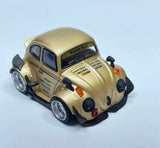 ZD DK 1:64 HEC Gold RWB Beetle Widebody Cute Q Sports Model Diecast Metal Car BN
