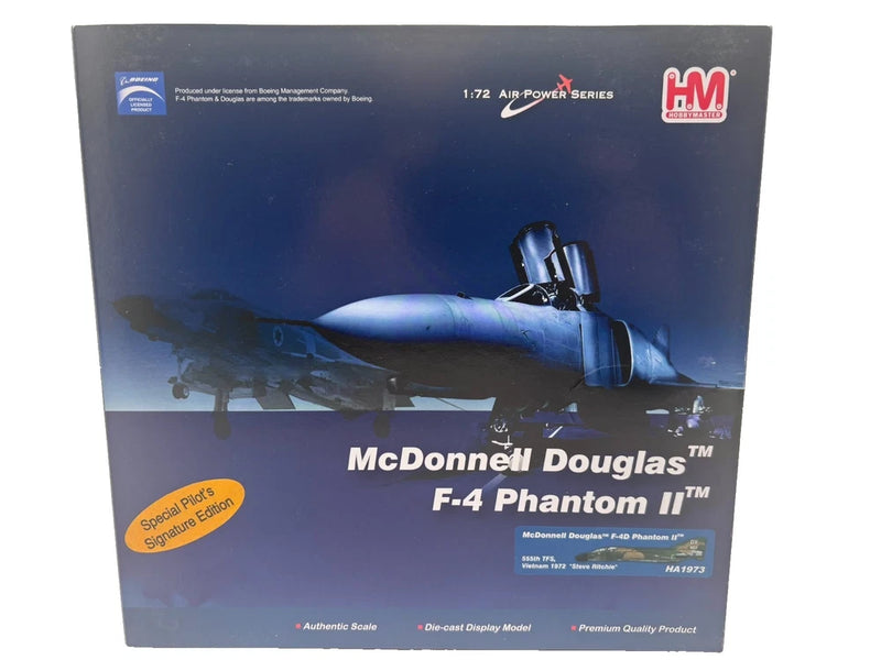 HobbyMaster 1/72 F-4D Phantom II model kit box with McDonnell Douglas artwork