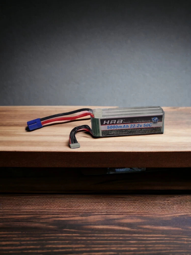 HRB 6S 22.2V 5000mah 50C 100C Lipo Battery XT90 Plug Soft Case for Heli Drone