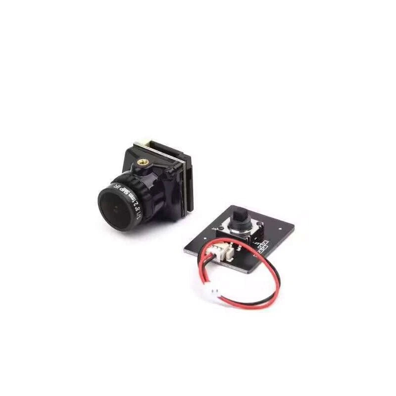 Black 19MM FPV Camera 1800TVL  1/1.8" Straight Sensor 2.1mm Lens Wide Voltage
