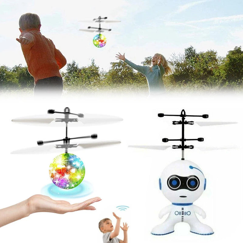 Electric Flying Ball Flying Robot Drone Toy Infrared Induction Cool Toys Gift