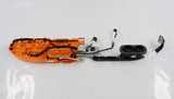 HV battery ancillary unit contactor with wiring harness and connectors, orange housing