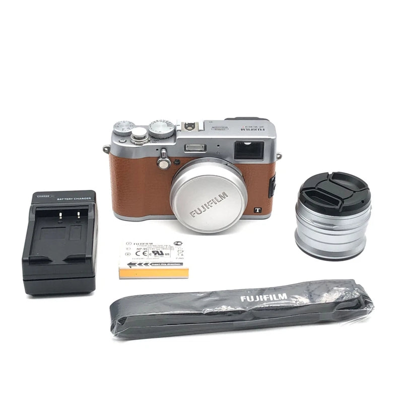 Fujifilm X100T 16 MP Digital Camera +WLC X100 wide-ang- brown£¨limited edition£©
