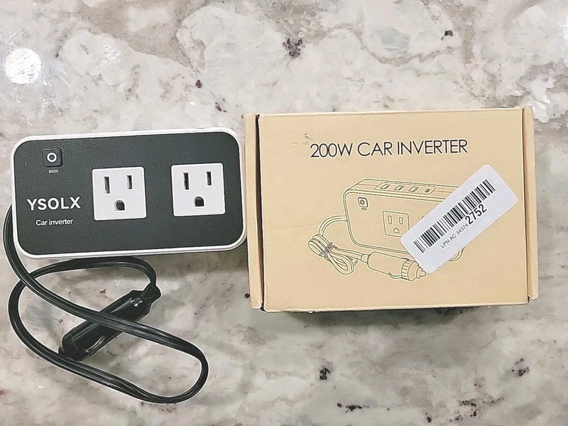 YSOLX 200W 12-110V USB AC Converter