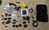 GoPro Hero 3+ Camera, 2 batteries, charger, cases, memory card & more extras