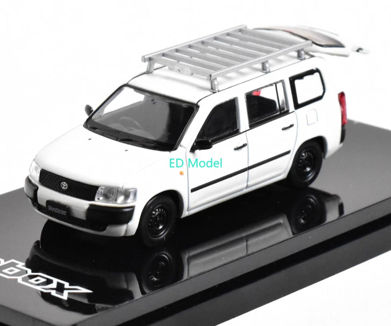 BN HobbyJapan 1:64 White  Probox Mini Van Sport Model Diecast Metal Car