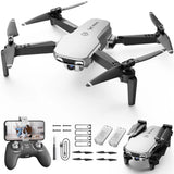 NEHEME Drones for Kids with Camera - Remote Control Helicopter Toys Silver