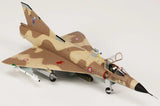 1/72 scale Mirage IIIC model jet aircraft in tan camo with red roundels
