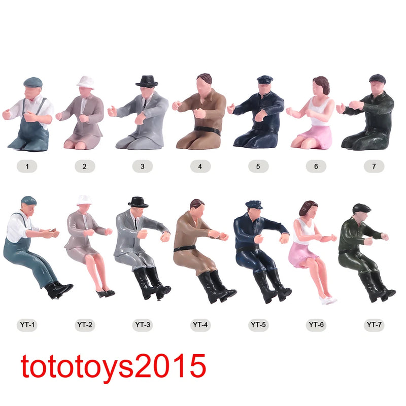 1/18 1/24 1/43 1/64 1/87 Driver Man Lady Scene Miniatures Figures Doll Model Toy