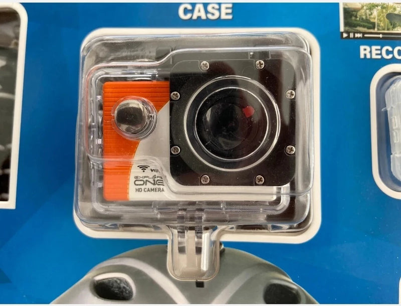 Explore One HD Action Camera w/ Wifi. Accessories included! Waterproof case