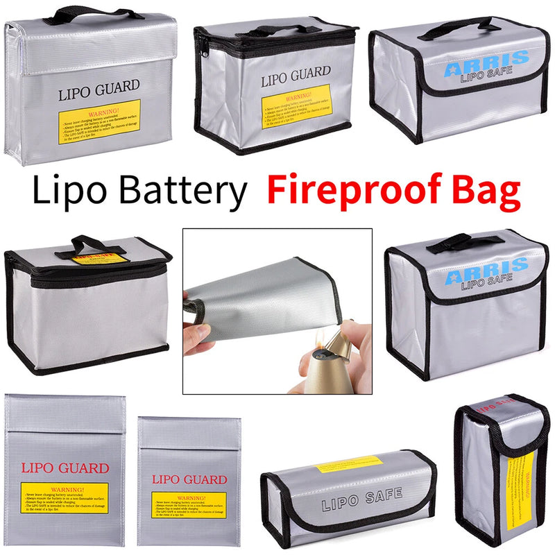 RC Lipo Battery FireProof Explosion-Proof Travel Storage Charge Protect Bag