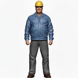 1/18 1/35 1/43 1/64 1/87 Construction Worker Man Scene Props Figure Model F Car