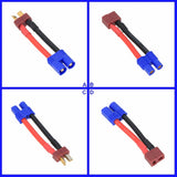 T-Plug Deans to EC3 12AWG 2inchs Cable Adapter For RC LiPo NiMH Battery FPV UAV