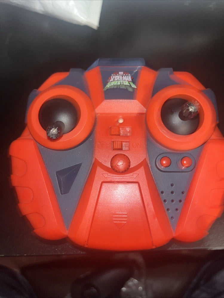 Lot(888)-Ultimate Spider-Man vs. Sinister 6: Jet Pack RC Helicopter Remote Only!