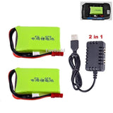 FS-GT5 RC Models Toys accessories 2S 7.4V 1600mAh lipo Battery With Charger JST Battery