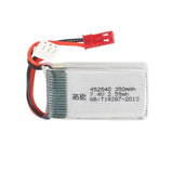7.4v 350mAh Li-po Battery JST Plug for KINGKONG 90GT X401H MJX X402 RC Mini FPV