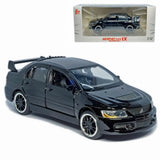 1:32 Mitsubishi Evo IX Model Car Alloy Diecast Toy Vehicle Collection Gift Black