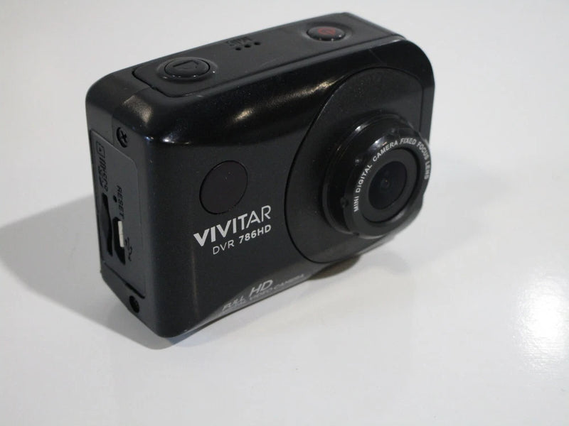 VIVTAR ACTION BLACK WATERPROOF CAMERA DVR 786HD 12MP W/ 2" SCREEN