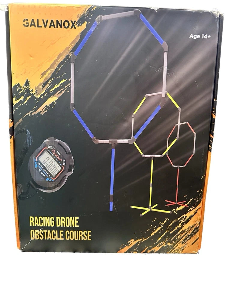 Galvanox racing drone obstacle course kit box, age 14+.