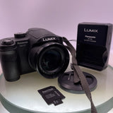 Panasonic Lumix DMC-FZ7  Digital Bridge Camera Leica 12x Zoom Charger+2GB #366