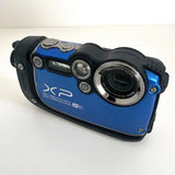 FUJIFILM FinePix XP200 Blue Waterproof Digital Camera with Accessories