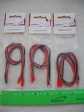 Lot of 3 Horizon Hobby DYNC0044 JST Male Connector with Lead, R/C Plane Airplane