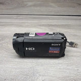 Sony HD camcorder body with USB port—parts only, black