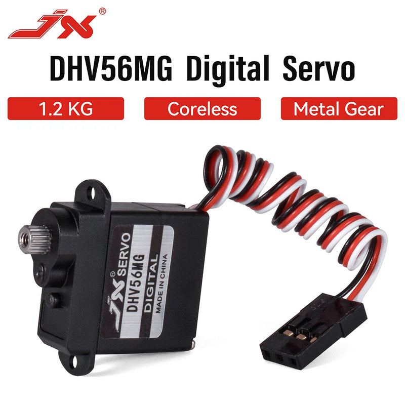 JX 5.6g Metal Gear Mini Digital Coreless Servo HV High Speed for RC Car Aircraft