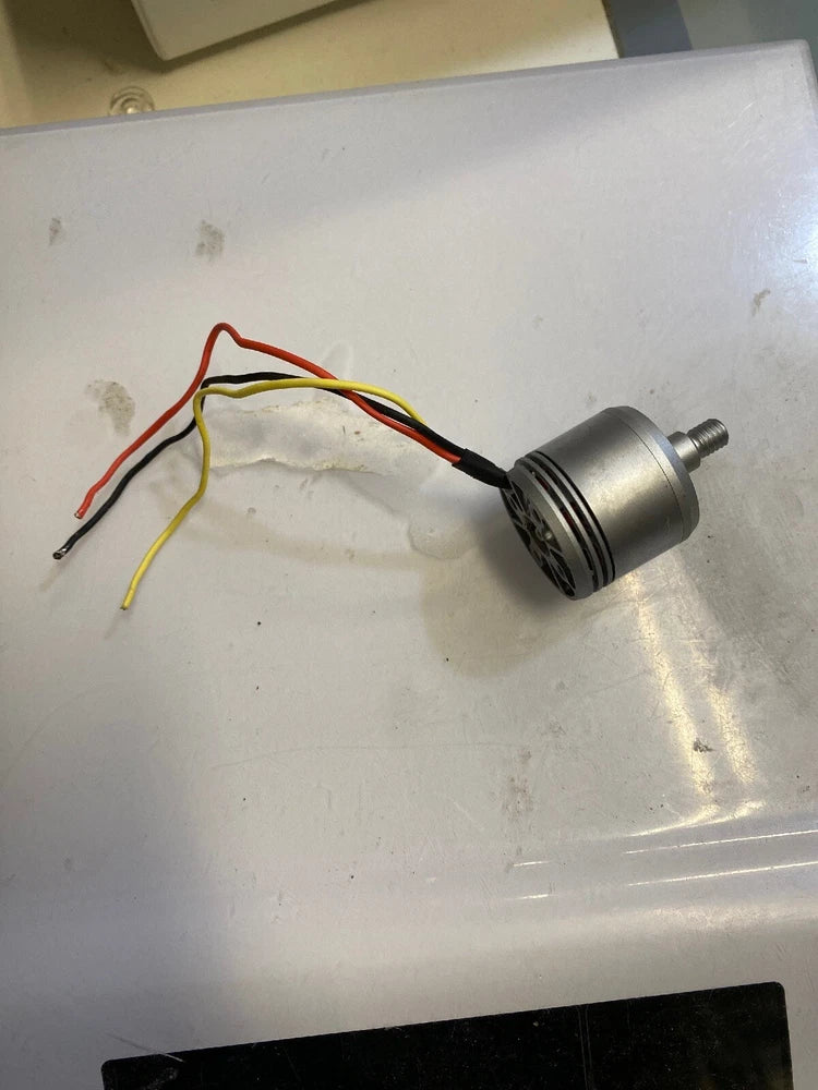 DJI Phantom 3 Standard replacement rotation motor with metal housing and wire leads