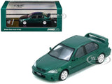 HONDA CIVIC FERIO SI EK RHD GREEN 1/64 DIECAST CAR BY INNO MODELS IN64-EKS-GREEN