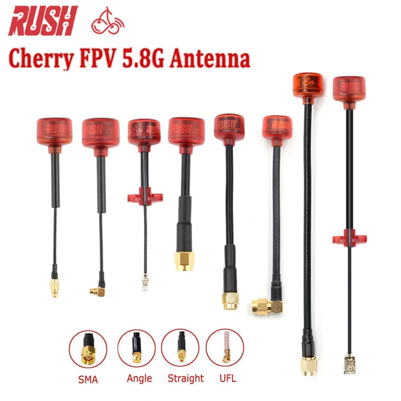 Rush Cherry FPV 5.8G Antenna LHCP RHCP SMA MMCX UFL for RC FPV Racing Drones