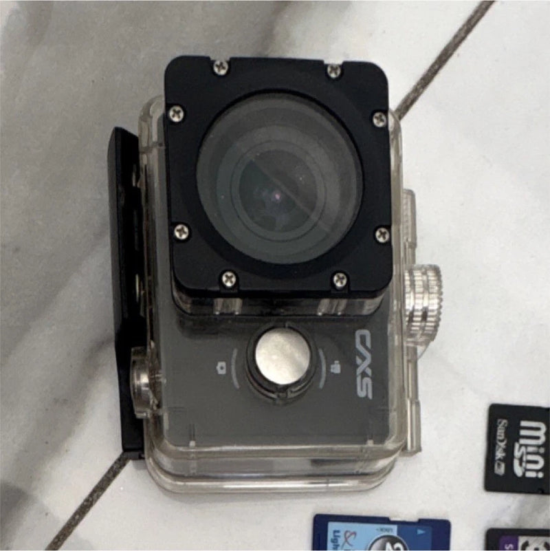 SVP CXS Action Camera Waterproof USB Lithium-Ion Battery Black Clear