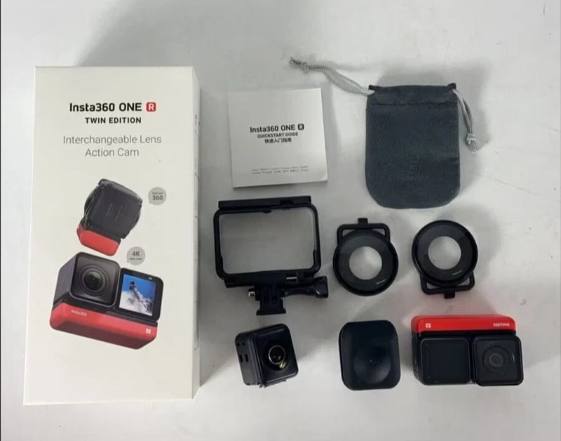 INSTA360 ONE R TWIN EDITION - Red/Black Wide-angle Module Action From Japan