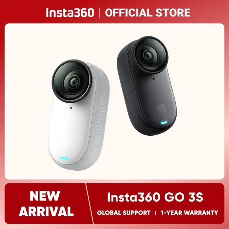 Insta360 GO 3S 4K 64G Tiny Action Camera 10mWaterproof Vlog Cycling Riding Sport