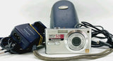 Panasonic Lumix DMC-FX7 5MP Digital Compact Camera Silver Tested & Charger