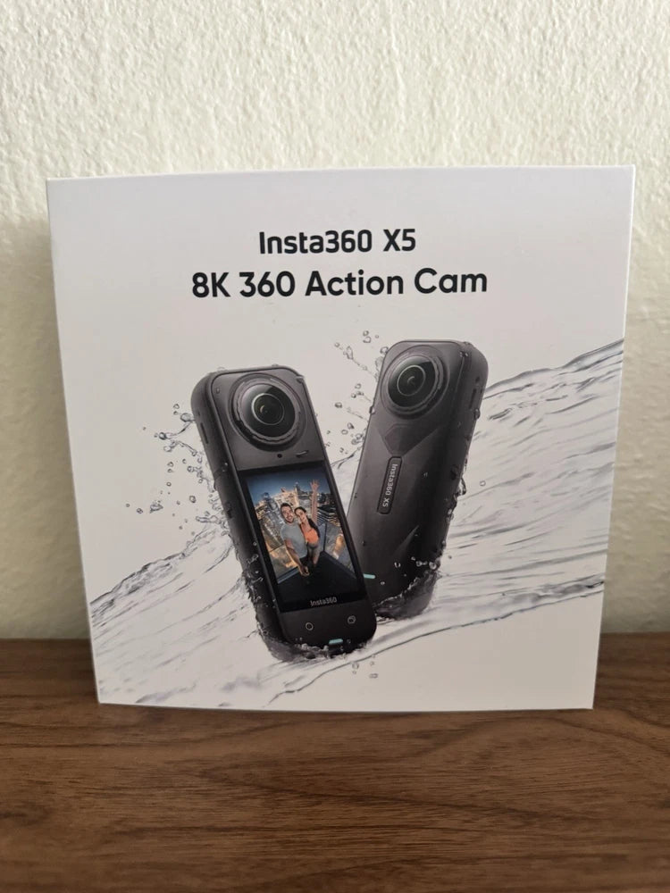 Insta360 X5 Waterproof 8K 360?? Action Camera HDR Video 72MP - Open Box