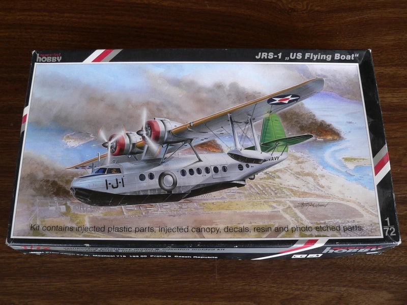Special Hobby 1/72 Sikorsky JRS-1 US flying boat model kit box with artwork