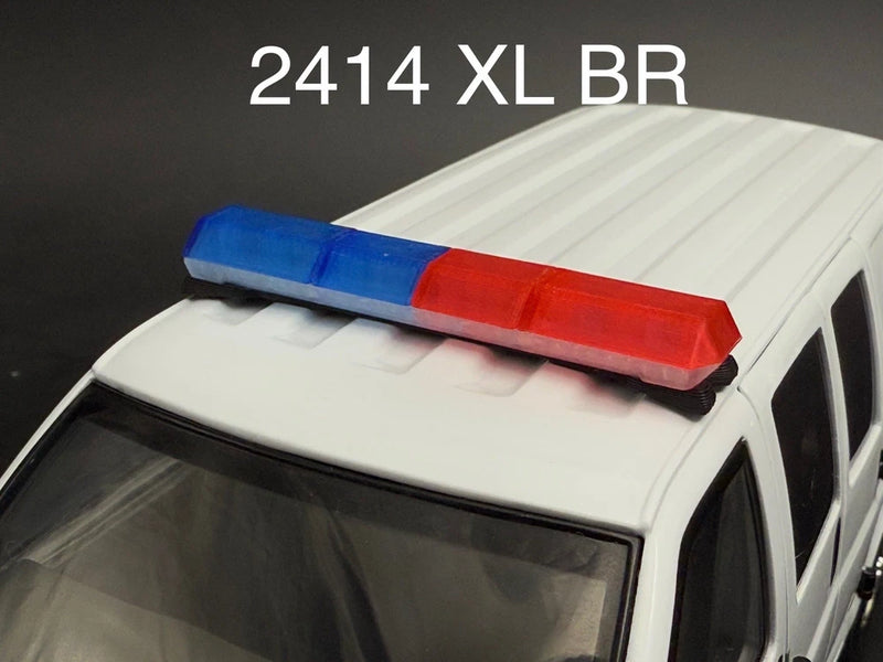 1/24 25 Scale Model Blue Red Code 3 MX7000 XL Lightbar Truck Width 58¡± 2414XLBR
